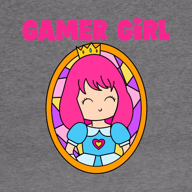 Gamer Girl Princess Design by mattserpieces